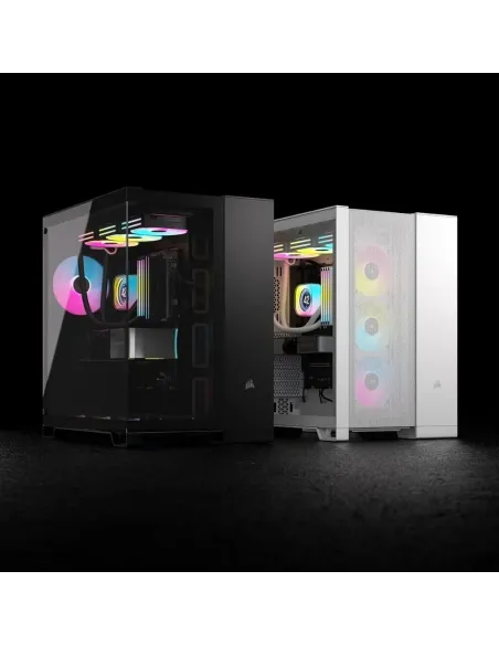 Corsair 6500D AirFlow Semitorre ATX Cristal Templado USB-C Blanca