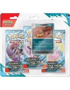 Pokemon TCG: Journey Together 3 Pack Blister (EN)