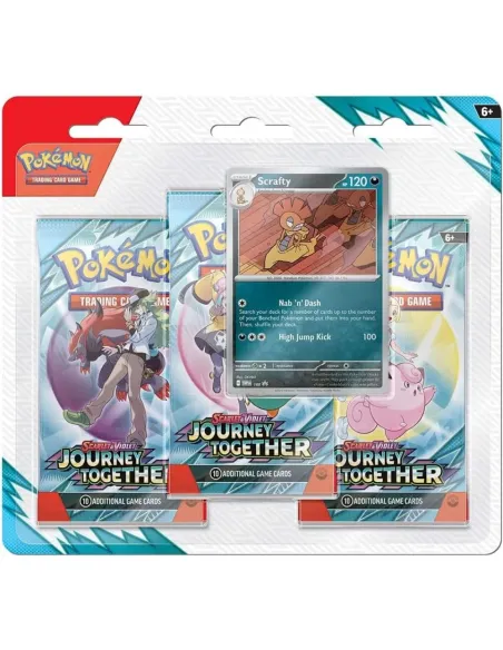 Pokemon TCG: Journey Together 3 Pack Blister (EN)