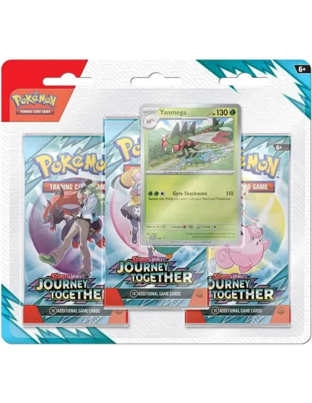 Pokemon TCG: Journey Together 3 Pack Blister (EN)