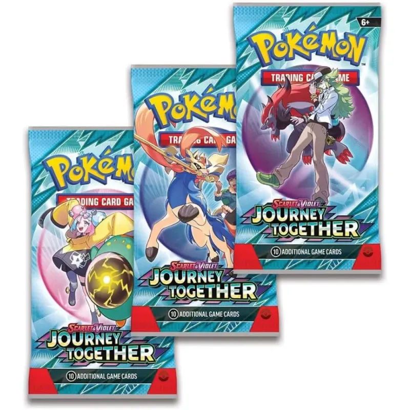 Pokemon TCG: Journey Together 3 Pack Blister (EN)