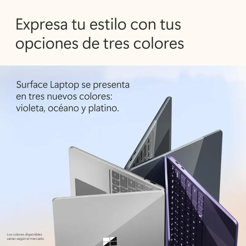 Microsoft Surface Laptop Copilot+ PC 13'' Snapdragon X Plus 16GB/512GB SSD Táctil Platino