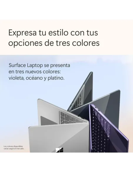 Microsoft Surface Laptop Copilot+ PC 13'' Snapdragon X Plus 16GB/512GB SSD Táctil Platino