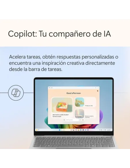 Microsoft Surface Laptop Copilot+ PC 13'' Snapdragon X Plus 16GB/512GB SSD Táctil Platino