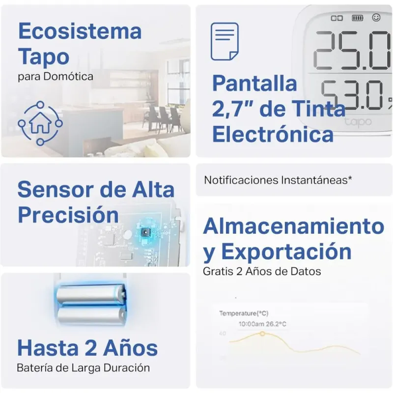 Tapo T315 – Monitor de Temperatura y Humedad