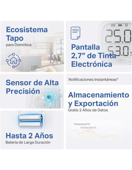 Tapo T315 – Monitor de Temperatura y Humedad