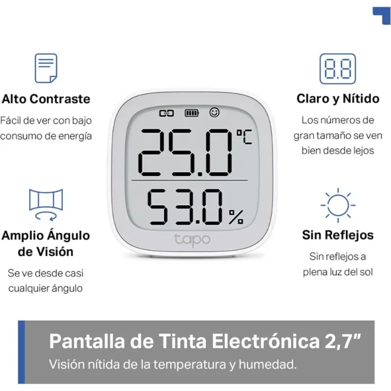 Tapo T315 – Monitor de Temperatura y Humedad