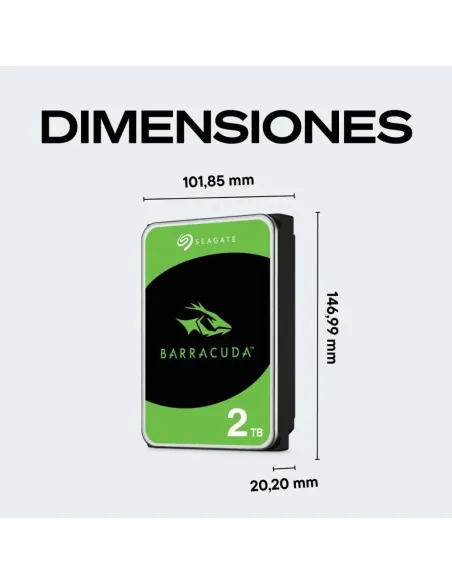 Seagate BarraCuda 2TB HDD ST2000DMZ08