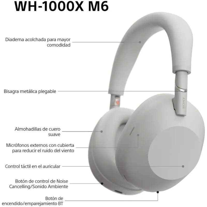 Sony WH-1000XM6 Silver
