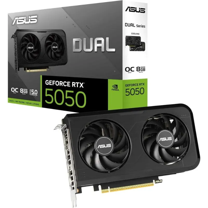 Asus RTX 5050 8GB | Gaming GPU Blackwell para 1080p