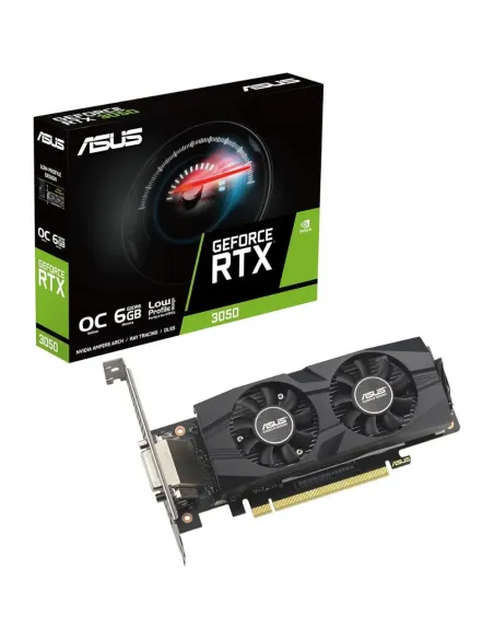 RTX 3050 6GB Bajo Perfil OC - Gaming Compacto | Asus