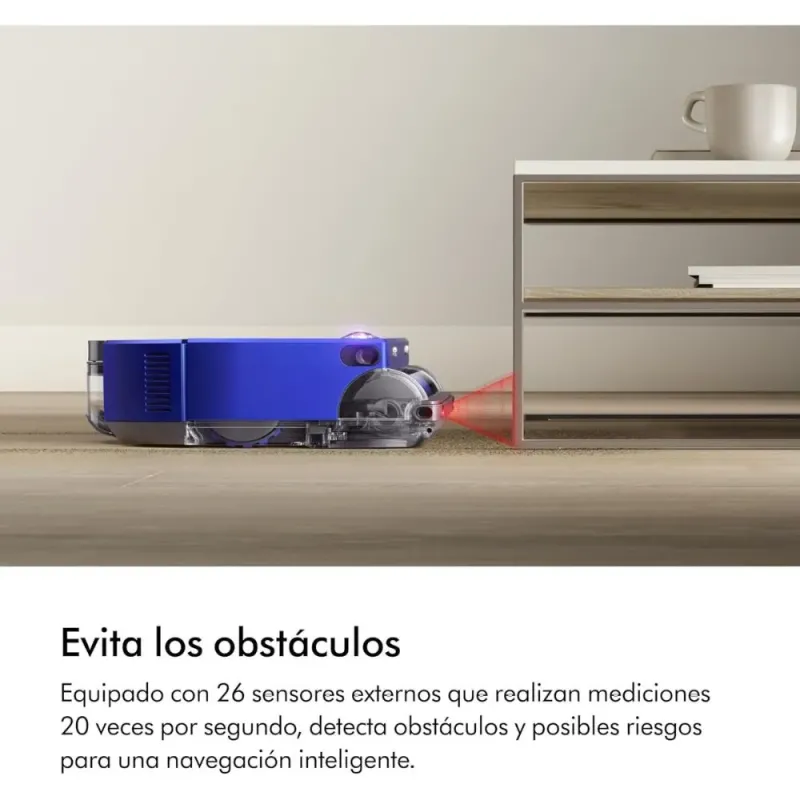 Dyson 360 Vis Nav Robot: Potencia 375W, Visión 360°, Succión 6x Superi