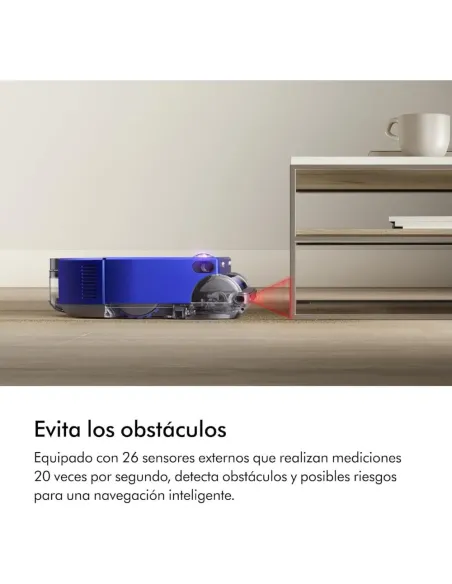 Dyson 360 Vis Nav Robot: Potencia 375W, Visión 360°, Succión 6x Superi