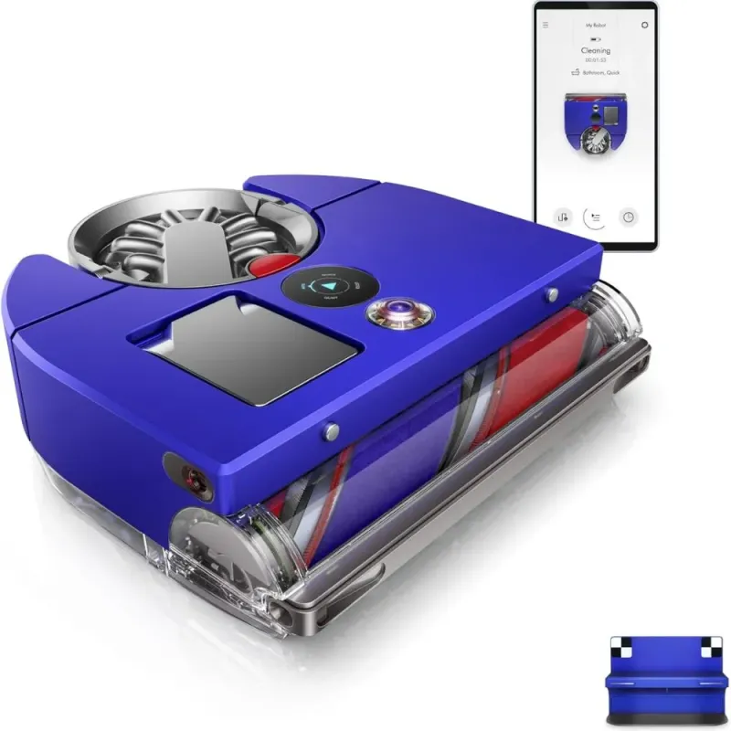 Dyson 360 Vis Nav Robot: Potencia 375W, Visión 360°, Succión 6x Superi