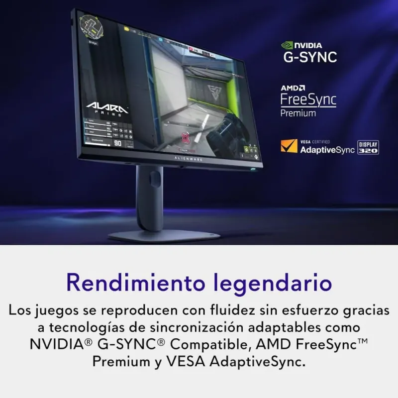Dell Alienware AW2525HM 24.5" FullHD 320Hz IPS Fast USB 3.2 G-SYNC FreeSync 0,5ms Gaming-Monitor
