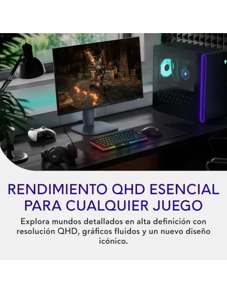Dell Alienware AW2725DM 27″ QHD 180Hz Fast IPS NVIDIA G-SYNC FreeSync HDR400 USB HDMI 2.1 Gaming-Monitor