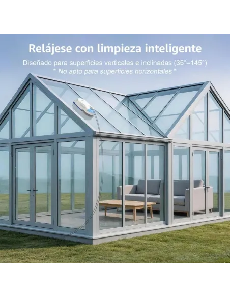 Hutt 10 Robot limpiacristales híbrido 6500 Pa | Limpieza sin marcas