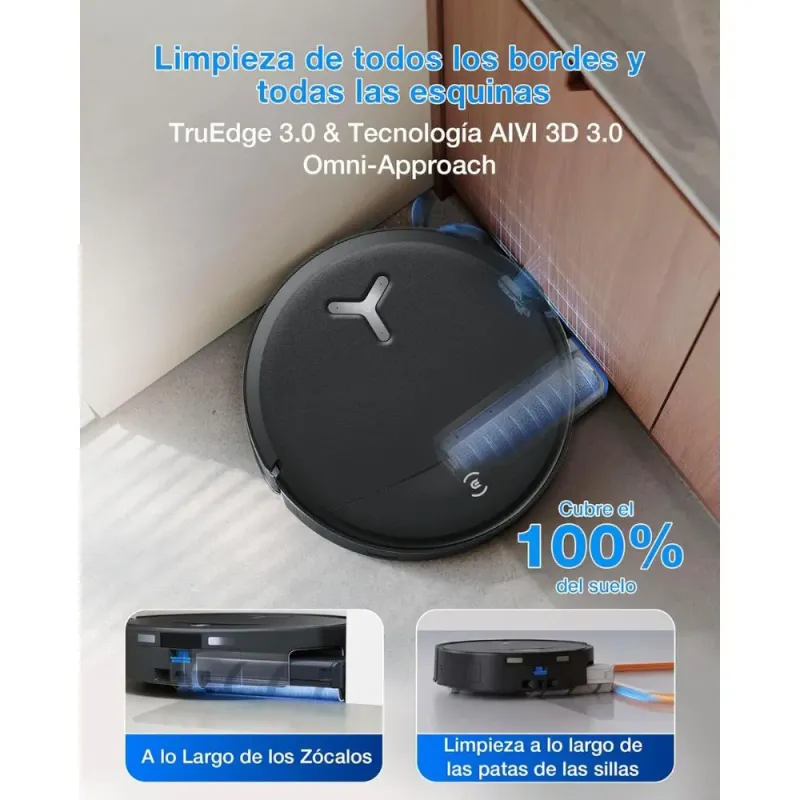 ECOVACS DEEBOT T80S: Robot Aspirador 24800Pa y Fregador