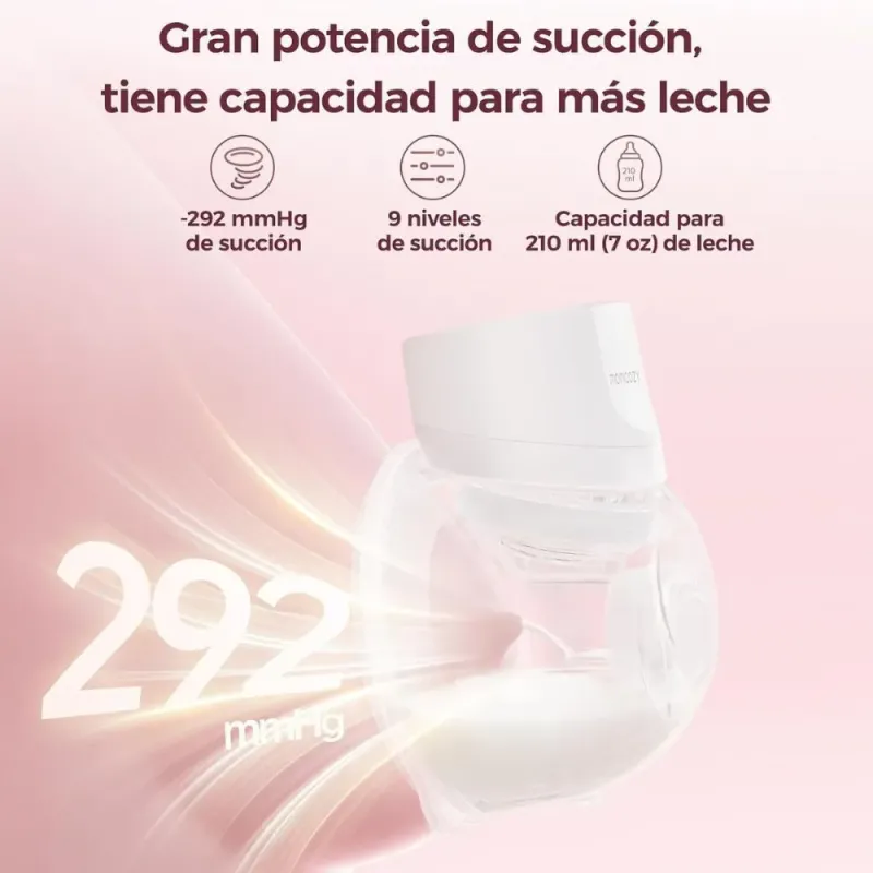 Momcozy S12 pro + tragbare elektrische Doppel-Milchpumpe, Weiß