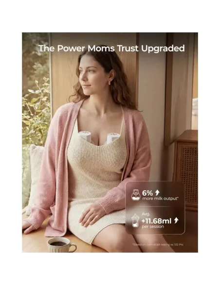 Momcozy S12 Pro + tragbare elektrische Milchpumpe