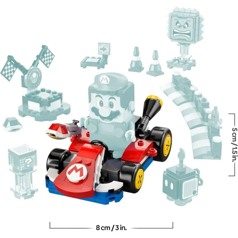 LEGO Mario interactivo y Kart estándar 72043 - Set Construcción