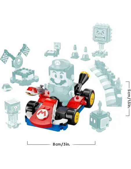 LEGO Mario interactivo y Kart estándar 72043 - Set Construcción
