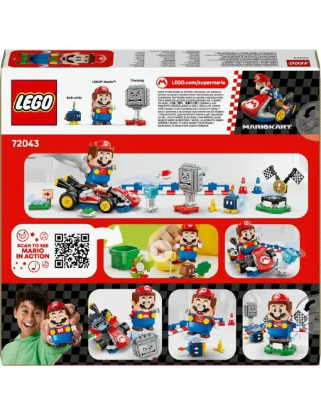 LEGO Mario interactivo y Kart estándar 72043 - Set Construcción