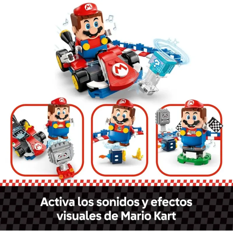 LEGO Mario interactivo y Kart estándar 72043 - Set Construcción