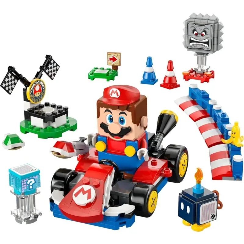 LEGO Mario interactivo y Kart estándar 72043 - Set Construcción