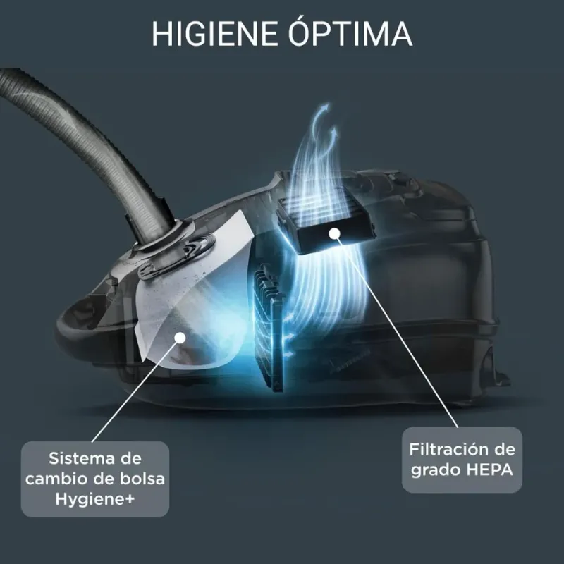 Rowenta Silence Force Effitech - Aspirador Silencioso 57dB