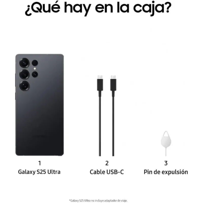 Samsung Galaxy S25 Ultra 1TB Negro | Mejor Smartphone Premium 2025