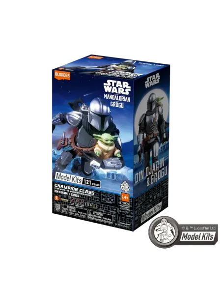 Blokees Mandalorian & Grogu Star Wars Champion Class