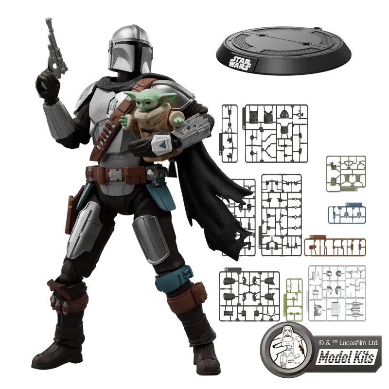 Blokees Mandalorian & Grogu Star Wars Champion Class