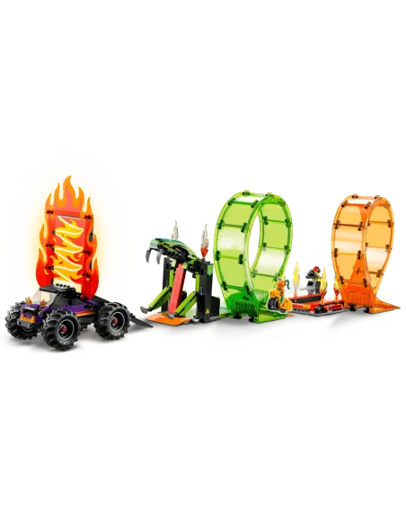 LEGO City 60339 Doble Loop Arena Acrobática | TiendaCPU