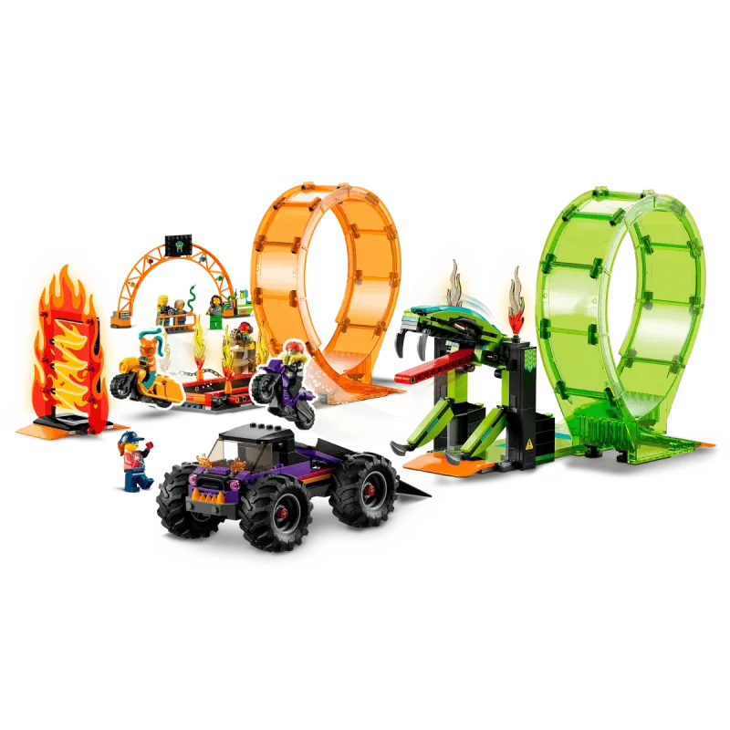 LEGO City 60339 Doble Loop Arena Acrobática | TiendaCPU
