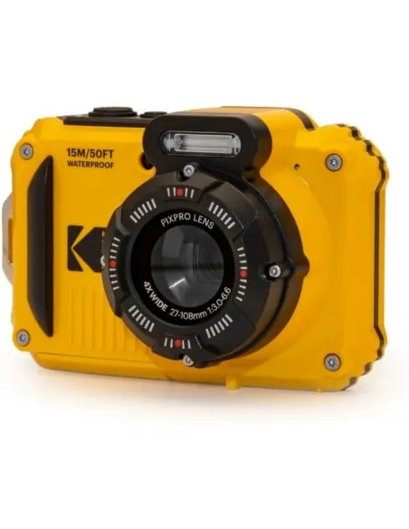 Cámara Kodak WPZ2 Amarilla Waterproof 16MP - Resistente al Agua