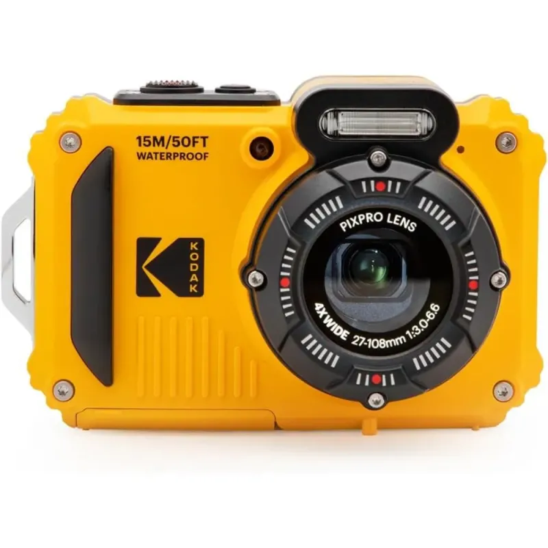 Cámara Kodak WPZ2 Amarilla Waterproof 16MP - Resistente al Agua