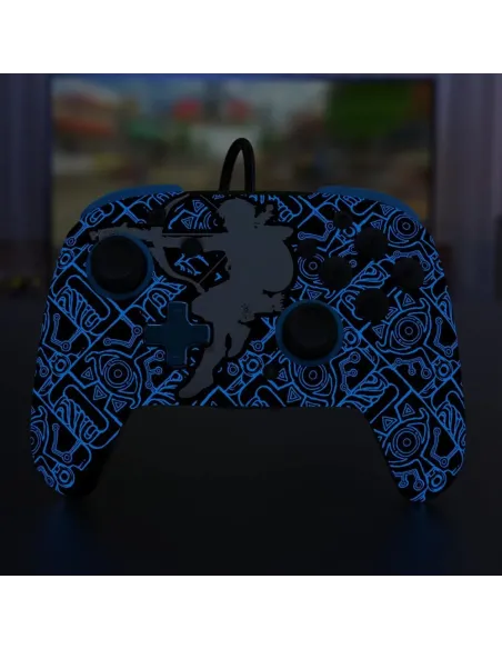 PDP Rematch GLOW Link Kabelgebundener Controller für Nintendo Switch