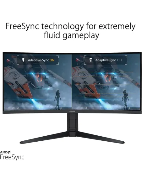 ASUS TUF Gaming VG34VQEL1A - Monitor Gaming Curvo de 34 Pulgadas, UWQHD, 100 Hz