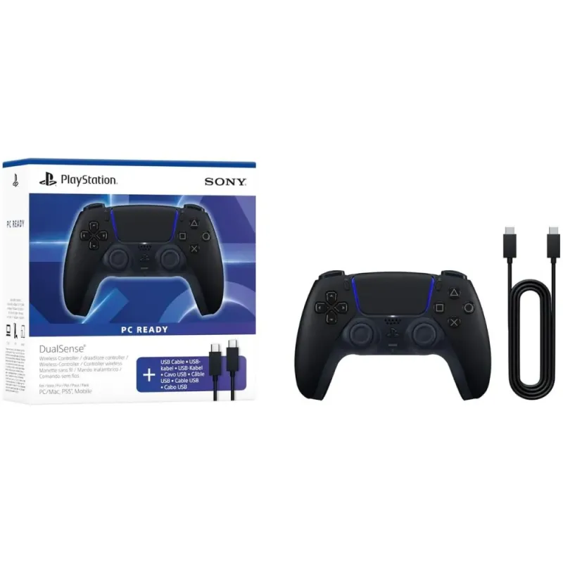 Sony ​Dualsense Midnight Black + Cable USB para PC