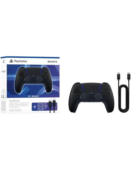 Sony ​Dualsense Midnight Black + Cable USB para PC
