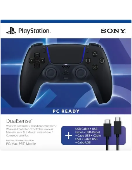 Sony ​Dualsense Midnight Black + Cable USB para PC
