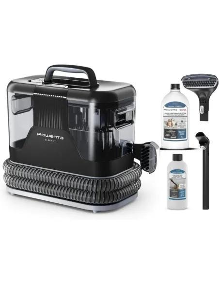 Rowenta Clean It – Aspirador de tapicerías con 2 botellas