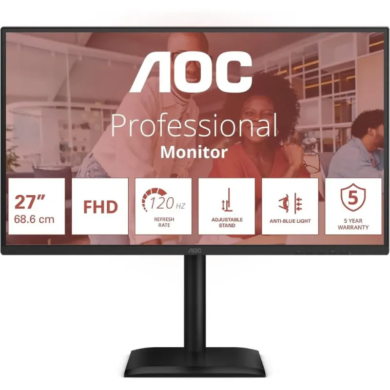 AOC 27E4U Monitor 27'' FHD IPS 120Hz 4ms - Compra Online