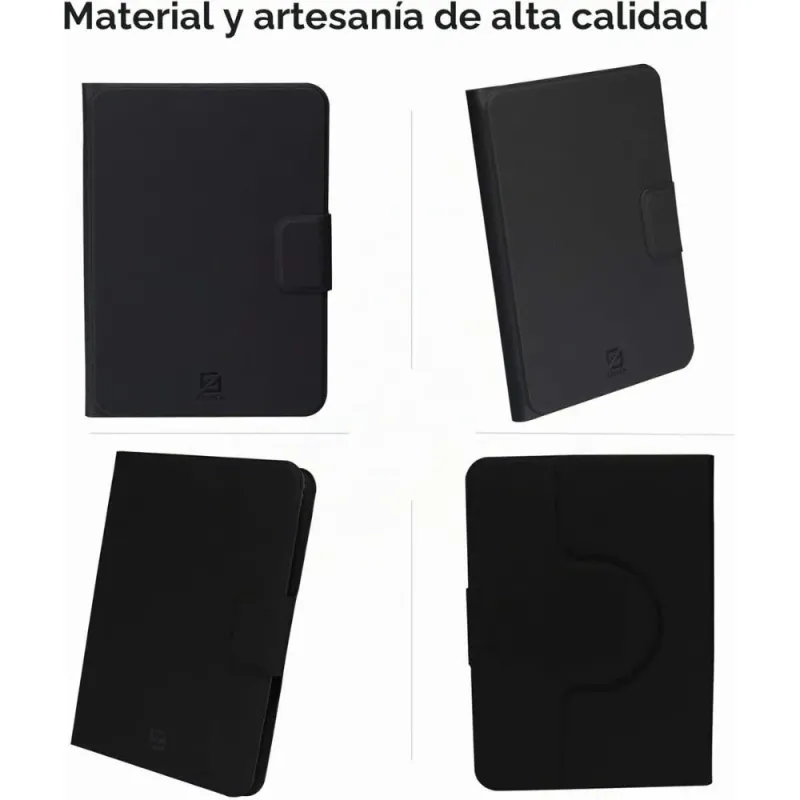 Funda Universal Desmontable para 6'' New Kindle 2024/2022, Kobo Nia/Clara 2E / Clara - Negro