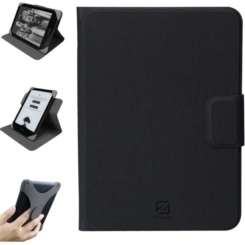 Funda Universal Desmontable para 6'' New Kindle 2024/2022, Kobo Nia/Clara 2E / Clara - Negro
