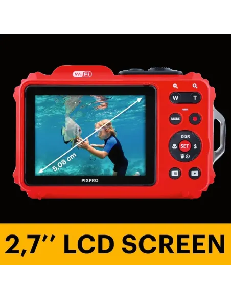 KAMERA KODAK WATERPROOF PIXPRO WPZ2 ROT