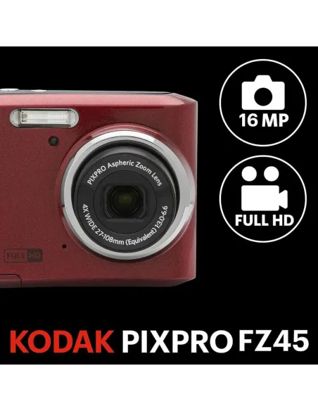 CÁMARA KODAK FZ45WH ROJA