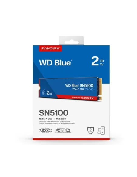 WD Blue SN5100 2TB NVMe SSD PCIe 4.0 - 7100 MB/s