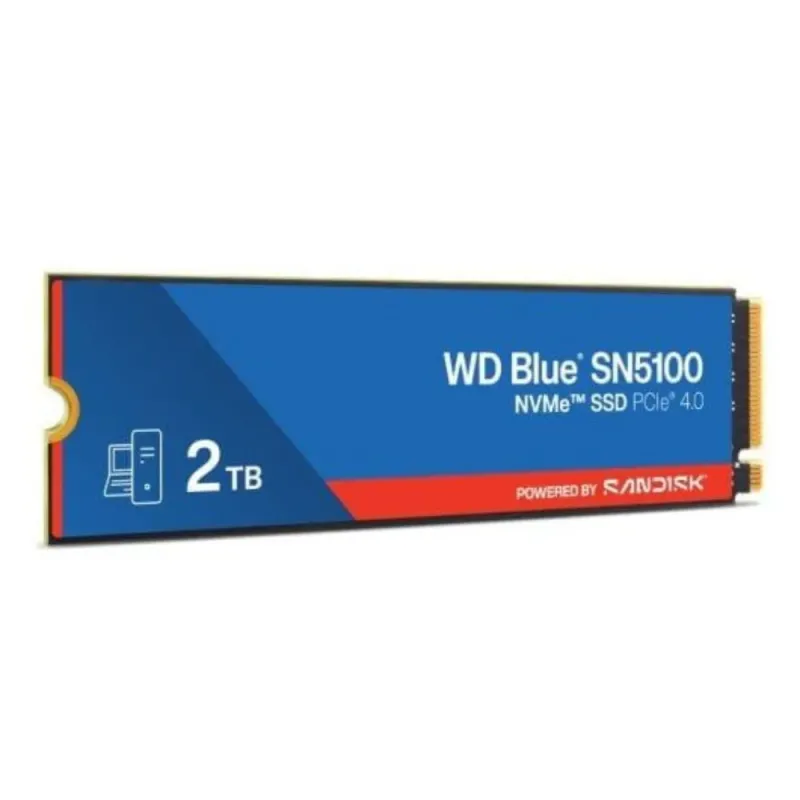 WD Blue SN5100 2TB NVMe SSD PCIe 4.0 - 7100 MB/s